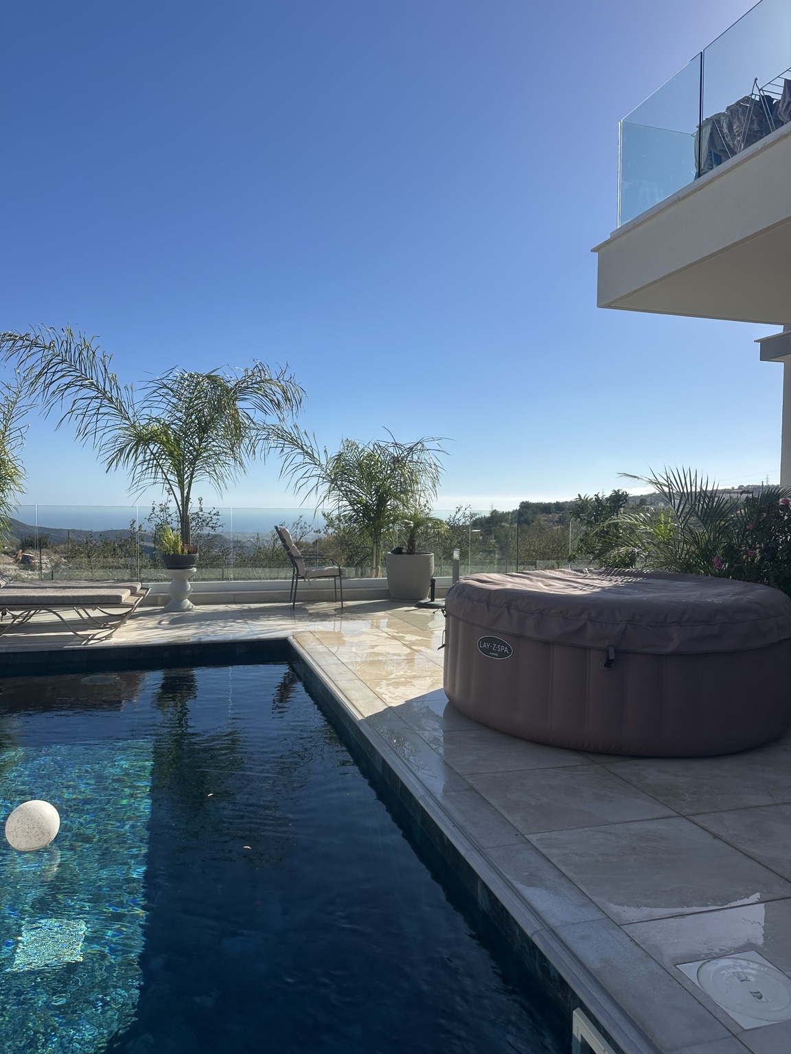 Real Hot Tub Hire Cyprus installation 3